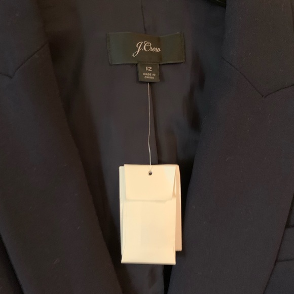 J Crew Dover Blazer Jacket Navy Sz 6 or Sz 12 - Picture 4 of 8